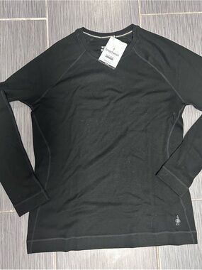 Smartwool Men’s Black Long-Sleeve Base Layer Shirt NWT